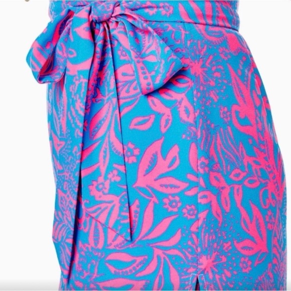 Lilly Pulitzer off the shoulder romper aurora pink - Picture 5 of 5